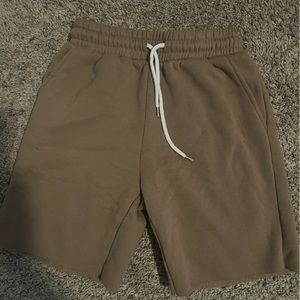 FOREVER 21 Tan sweatshorts